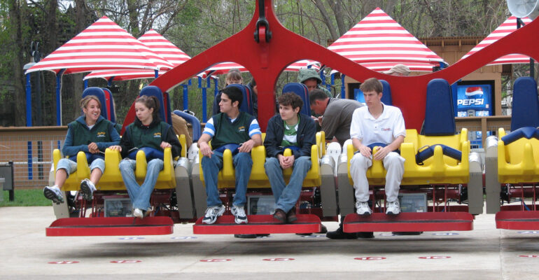 Waiting for the next ride