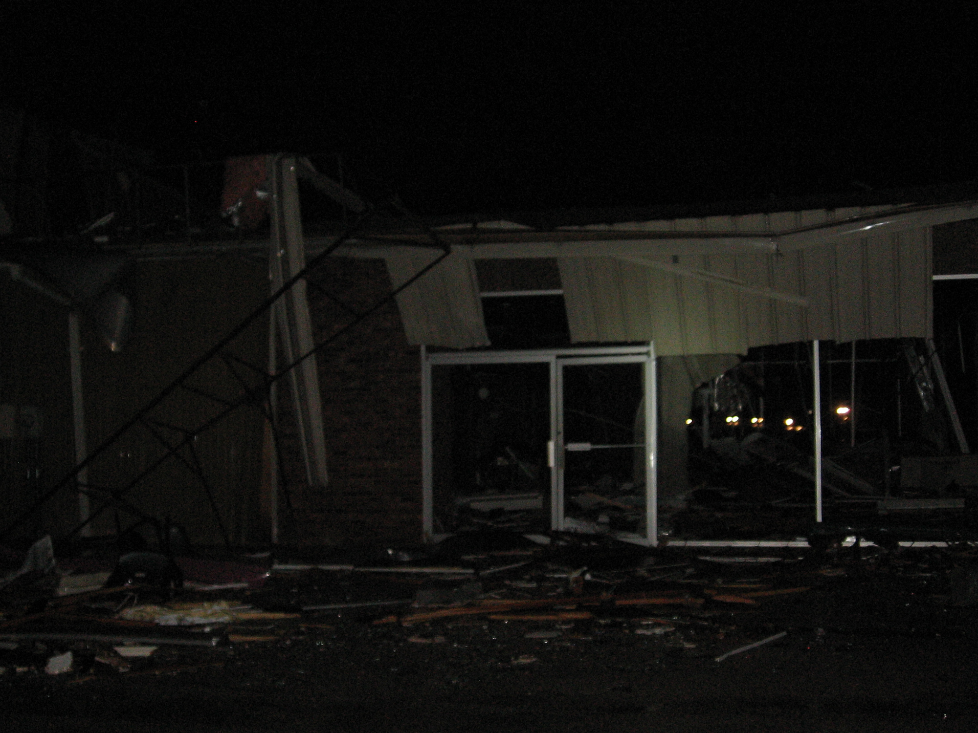 Tornado Damage in Highland, Arkansas on February 5, 2008