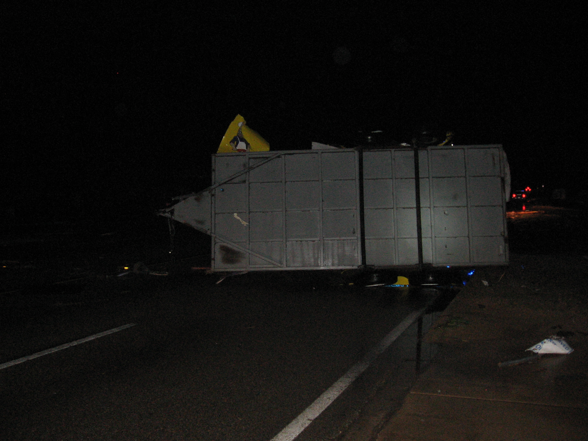 Tornado Damage in Highland, Arkansas on February 5, 2008