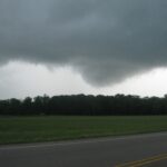 Rotating Wall Cloud in Arkansas