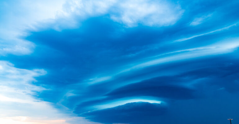 A very photogenic May storm near Jacksboro, TX on May 6, 2012