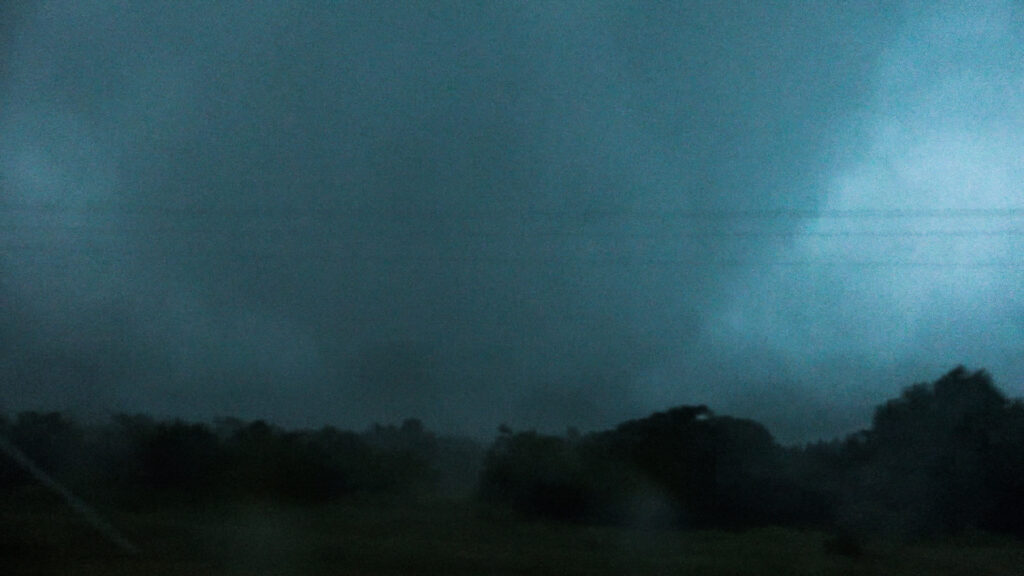 Large cone tornado Near Gordon, TX