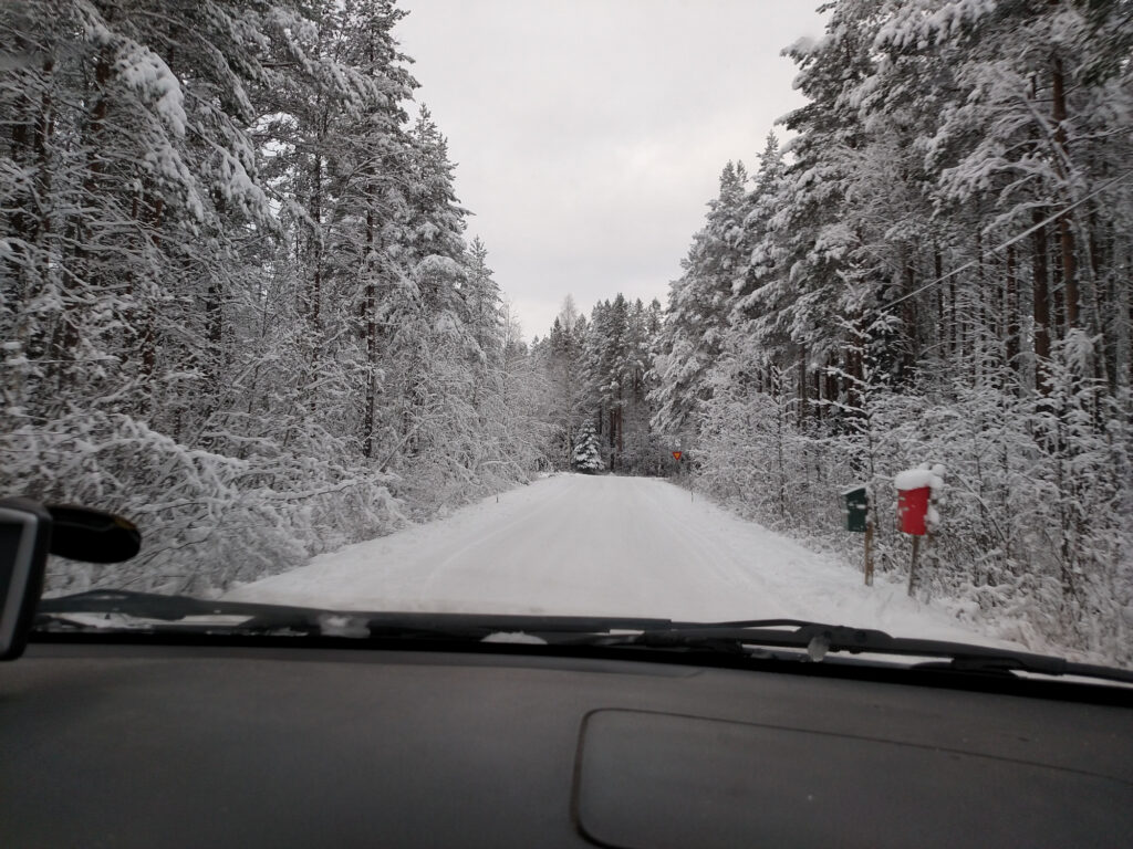 It was cold in Finland