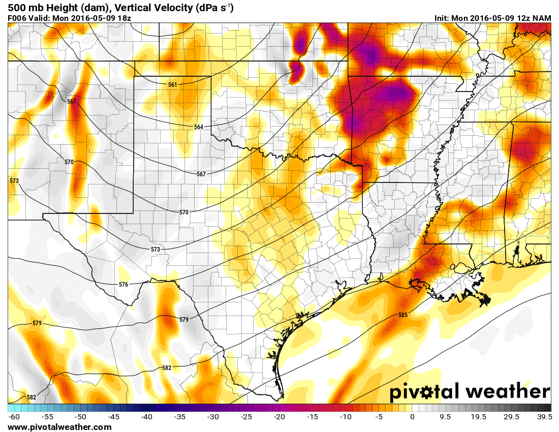 May 9, 2016 12z NAM 6hour 500mb vorticity