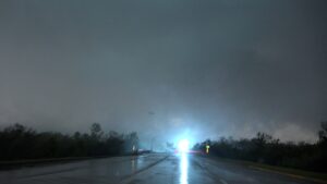 Powerflash during Seminole Oklahoma Tornado on May 4, 2022