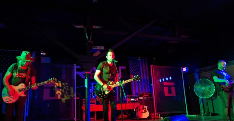 Trapt performs at Whiskey Nights in Oklahoma City, Oklahoma on June 7, 2022