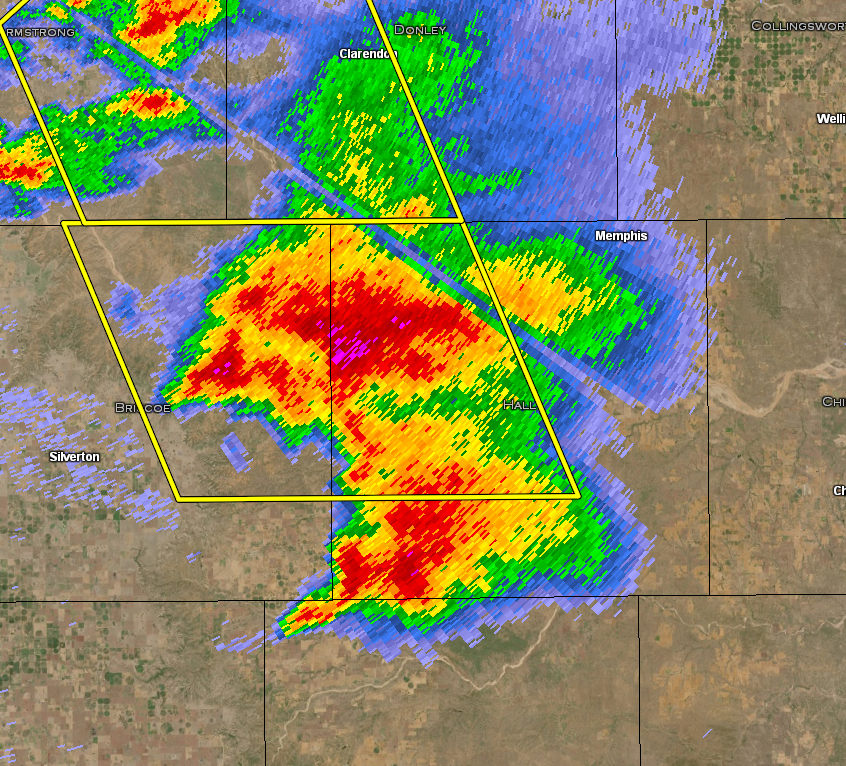 Reflectivity - Amarillo Radar 0023Z 2023-06-22