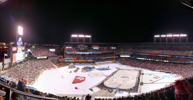 NHL Stadium Series Pano in Denver