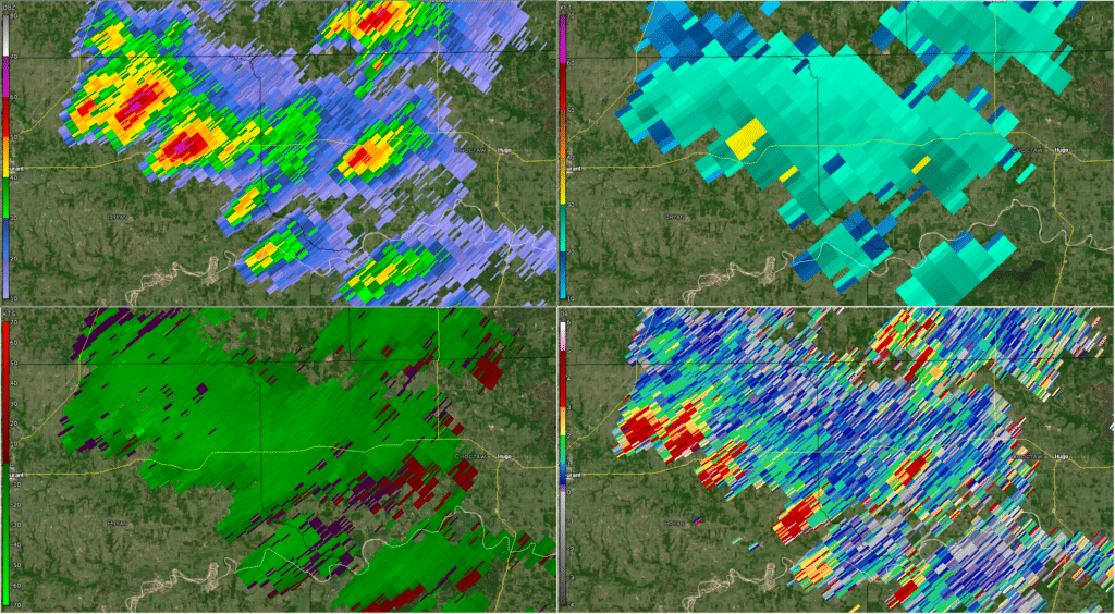 Twin Lakes (KTLX) Radar 1923Z/2:23 pm CDT April 26, 2025