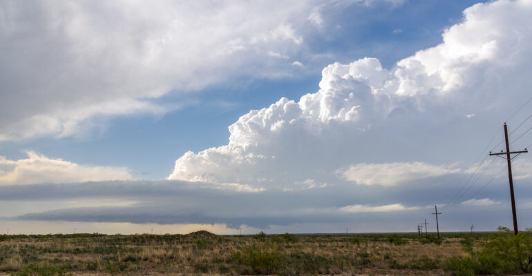 Supercell in the permian basin