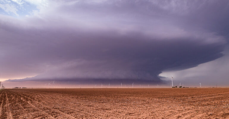 Texas Supercell near Tahoka Texas